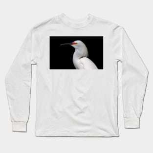 Egrets...I've had a few - Snowy Egret Long Sleeve T-Shirt